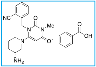  ALOGLIPTIN BENZOATE 
